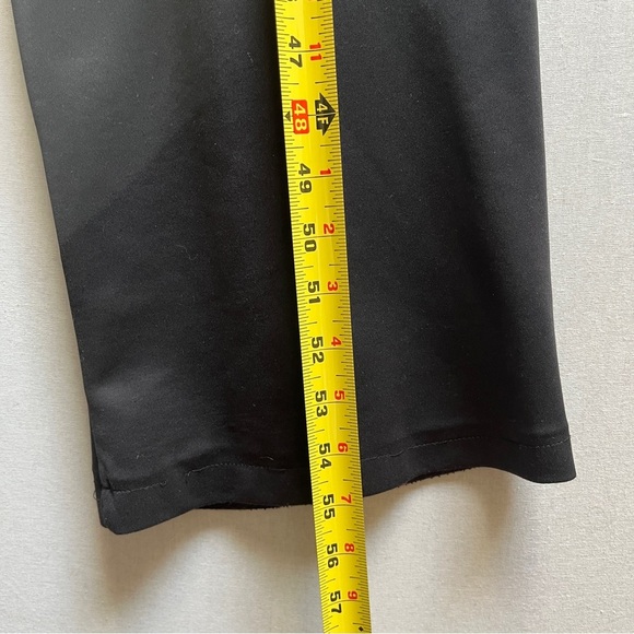 Neoma Black and Pink Fringe Party Jumpsuit Sz M 18” PTP - Picture 8 of 12